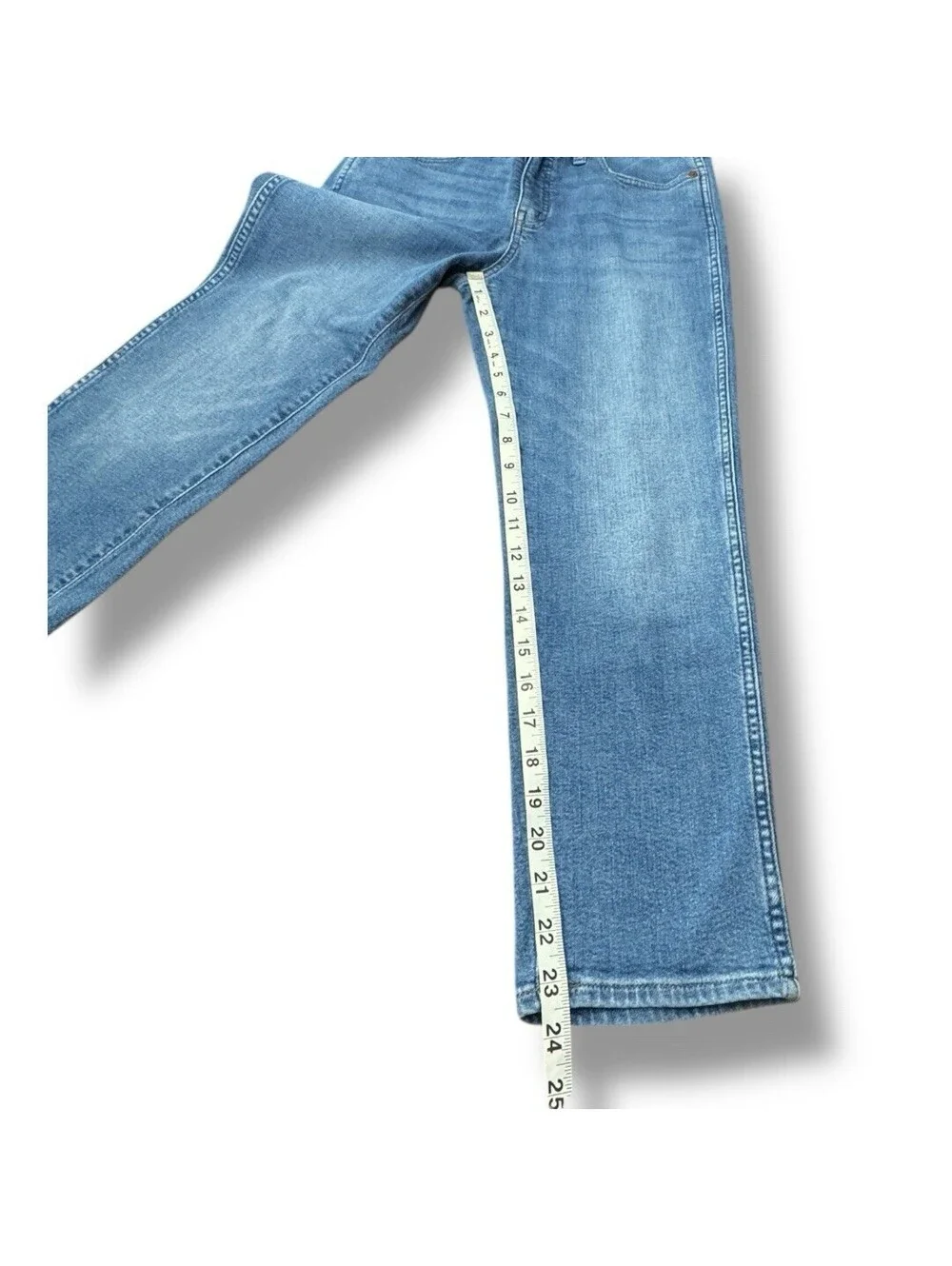 Madewell Stovepipe Jeans Blue Denim Stretch Medium Wash Casual Women’s Size 28P